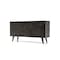 Armen Living Mohave Mid-Century Tundra Gray Acacia 6 Drawer Dresser LCMODRTG - alternate 3